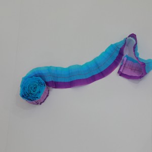 뜨거운 판매 마카롱 컬러 크레페 종이 술 화 갈랜드 갈랜드 크리스마스 결혼식 파티 장식